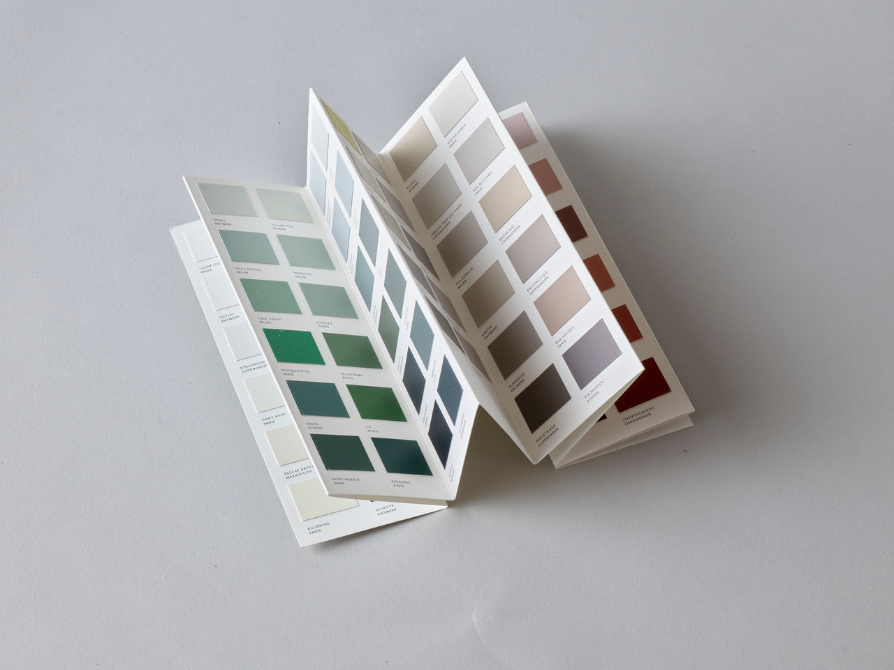 Paint Color Card